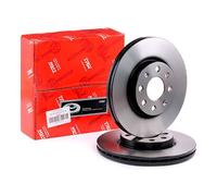 2x TRW DF4796 Disque de frein Avant pour OPEL Corsa D Schrägheck (S07) 257mm