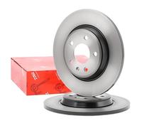 2x TRW DF4848 Disque de frein Arrière pour AUDI A4 Avant (8K5, B8) Q5 (8RB)