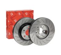 2x TRW DF4862S Disque de frein Avant 322mm