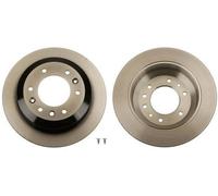 2x TRW DF4925 Disque de frein Arrière 324mm