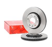 2x TRW DF6072 Disque de frein Avant pour RENAULT Megane III Schrägheck (BZ0/1)