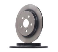 2x TRW DF6145 Disque de frein Arrière pour TOYOTA PRIUS (ZVW3) 259mm