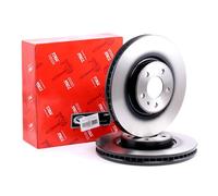 2x TRW DF6148 Disque de frein pour AUDI A4 Avant (8K5, B8) Q5 (8RB) 320mm