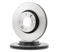 2x TRW DF6186 Disque de frein Avant pour RENAULT Clio IV Schrägheck (BH) 258mm