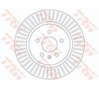 2x TRW DF6371 Disque de frein Arrière pour OPEL ZAFIRA TOURER C (P12) 315mm