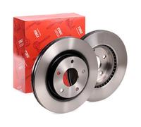 2x TRW DF6471 Disque de frein Avant pour NISSAN JUKE (F15) Sentra VII (B17)