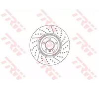 2x TRW DF6600S Disque de frein Avant pour BMW 1 Schrägheck (F20) 3 Touring (F31)