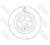 2x TRW DF6706S Disque de frein Arrière pour JAGUAR F-PACE (X761) I-Pace (X590)