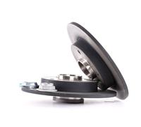 2x TRW Disque de frein Arrière convient pour PEUGEOT 207 3/5 portes (WA, WC)