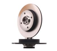 2x TRW Disque de frein Arrière convient pour PEUGEOT 308 I 3/5 portes (4A, 4C)