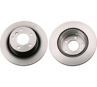 2x TRW Disque de frein Arrière pour BMW 1 Coupé (E82) 300mm DF6313