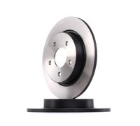 2x TRW Disque de frein Arrière pour FORD Focus Mk3 5 portes (DYB) 271mm DF6139