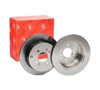 2x TRW Disque de frein Arrière pour HYUNDAI i20 (PB, PBT) pour KIA RIO II (JB)