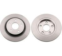 2x TRW Disque de frein Arrière pour OPEL Astra J 5 portes (P10) 305mm DF6325