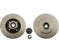 2x TRW Disque de frein Arrière pour RENAULT Clio II 3/5 portes 238mm DF2706BS