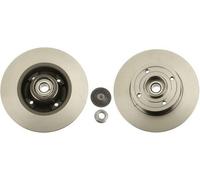 2x TRW Disque de frein Arrière pour RENAULT Clio III 3/5 portes (BR0/1, CR0/1)