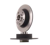 2x TRW Disque de frein Arrière pour RENAULT Clio IV 3/5 portes (BH) Clio IV Van