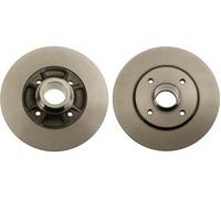 2x TRW Disque de frein Arrière pour RENAULT Megane III 3/5 portes (BZ0/1) 238mm
