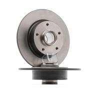 2x TRW Disque de frein Arrière pour RENAULT Megane III 3/5 portes (BZ0/1) 260mm