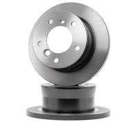 2x TRW Disque de frein Arrière pour VW LT 28-46 II Van (2DA, 2DD, 2DH) 272mm