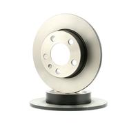 2x TRW Disque de frein Arrière pour VW Polo V 3/5 portes (6R1, 6C1) Taigo (CS1)