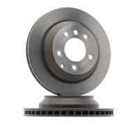 2x TRW Disque de frein Arrière pour VW Touareg II (7P5, 7P6) pour AUDI Q7 (4LB)