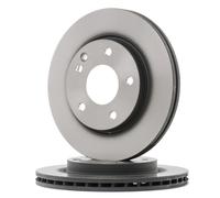 2x TRW Disque de frein Avant convient pour MERCEDES-BENZ Classe A (W168) 260mm