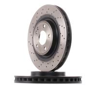 2x TRW Disque de frein Avant convient pour MERCEDES-BENZ Classe A (W176) 320mm