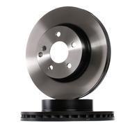 2x TRW Disque de frein Avant convient pour MERCEDES-BENZ Classe C Berline (W204)