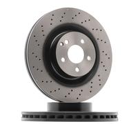 2x TRW Disque de frein Avant convient pour MERCEDES-BENZ Classe E Berline (W211)