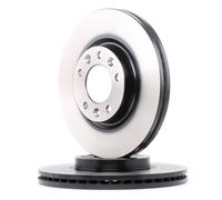 2x TRW Disque de frein Avant convient pour PEUGEOT 407 Berline (6D) 407 SW (6E)