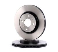 2x TRW Disque de frein Avant pour FIAT 500 3 portes (312) 500 C Cabriolet (312)