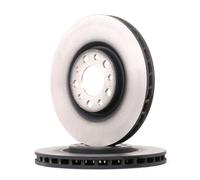 2x TRW Disque de frein Avant pour FIAT 500X (334) pour JEEP Compass (MP, M6)