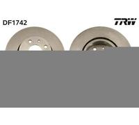2x TRW Disque de frein Avant pour FIAT Croma I 5 portes (154) 258mm DF1742