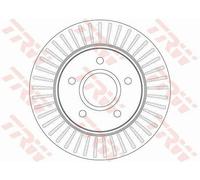 2x TRW Disque de frein Avant pour FIAT Freemont (345) 302mm DF6253S