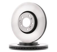 2x TRW Disque de frein Avant pour FIAT Scudo II (270, 272) 304mm DF4849S