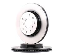 2x TRW Disque de frein Avant pour FIAT Sedici (FY) (189) 280mm DF4741