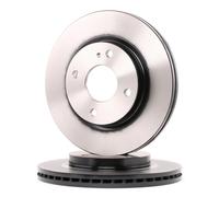 2x TRW Disque de frein Avant pour FORD Fiesta Mk6 3/5 portes (JA8, JR8) 258mm