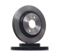 2x TRW Disque de frein Avant pour FORD Fiesta Mk6 Berline 258mm DF4966