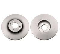 2x TRW Disque de frein Avant pour HYUNDAI SANTA FÉ II (CM) 321mm DF6222