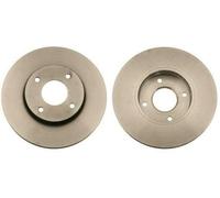 2x TRW Disque de frein Avant pour NISSAN ALMERA II Hatchback (N16) 200 SX (S13)