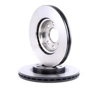 2x TRW Disque de frein Avant pour OPEL Corsa D 3/5 portes (S07) 257mm DF4796