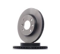 2x TRW Disque de frein Avant pour RENAULT Clio II 3/5 portes 238mm DF1016