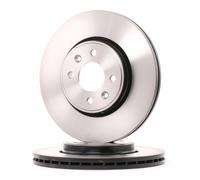 2x TRW Disque de frein Avant pour RENAULT Clio III 3/5 portes (BR0/1, CR0/1)