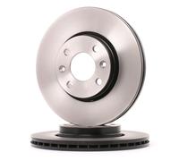 2x TRW Disque de frein Avant pour RENAULT Clio III 3/5 portes (BR0/1, CR0/1)