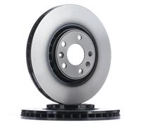 2x TRW Disque de frein Avant pour RENAULT Clio IV 3/5 portes (BH) 320mm DF6208S