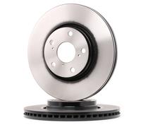 2x TRW Disque de frein Avant pour TOYOTA Verso (R2) AURIS (NZE18, ZRE18) 295mm