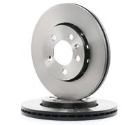 2x TRW Disque de frein Avant pour VW Golf V 3/5 portes (1K1) Bora Berline (1J2)