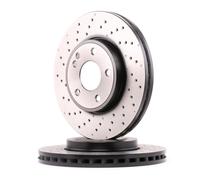 2x TRW Disque de frein Avant pour VW Passat B5 GP Break (3BG, 3B6) 295mm DF6262S