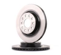 2x TRW Disque de frein pour VW Golf VI 3/5 portes (5K1) Golf V 3/5 portes (1K1)